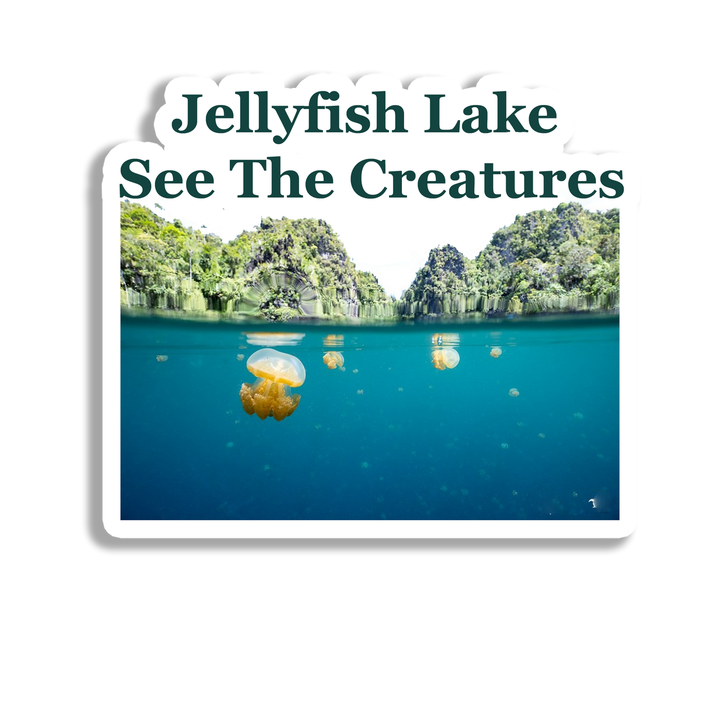 Jellyfish Lake Awesome Souvenir Fridge Magnet