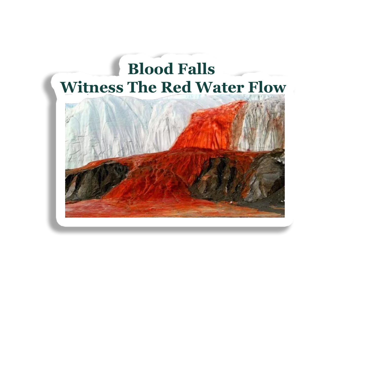 Blood Falls Souvenir Fridge Magnet