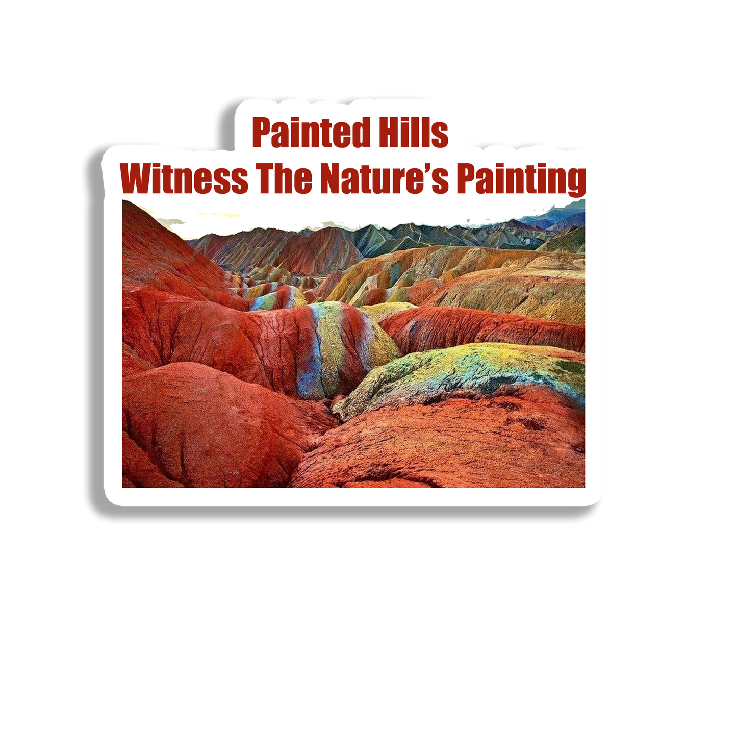 Painted Hills Souvenir Fridge Magnet