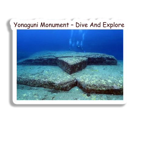 Yonaguni Monument Souvenir Fridge Magnet