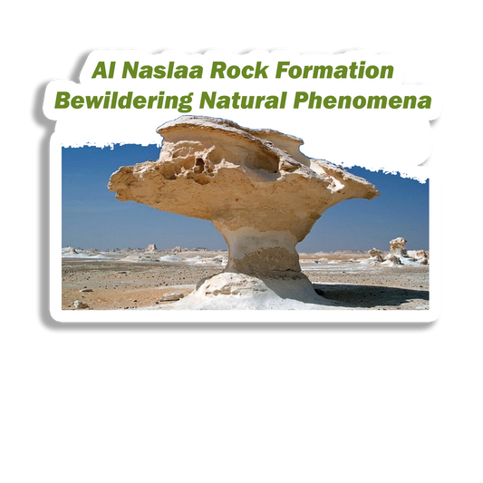AL Naslaa Rock Formation Elegant  Souvenir Fridge Magnet