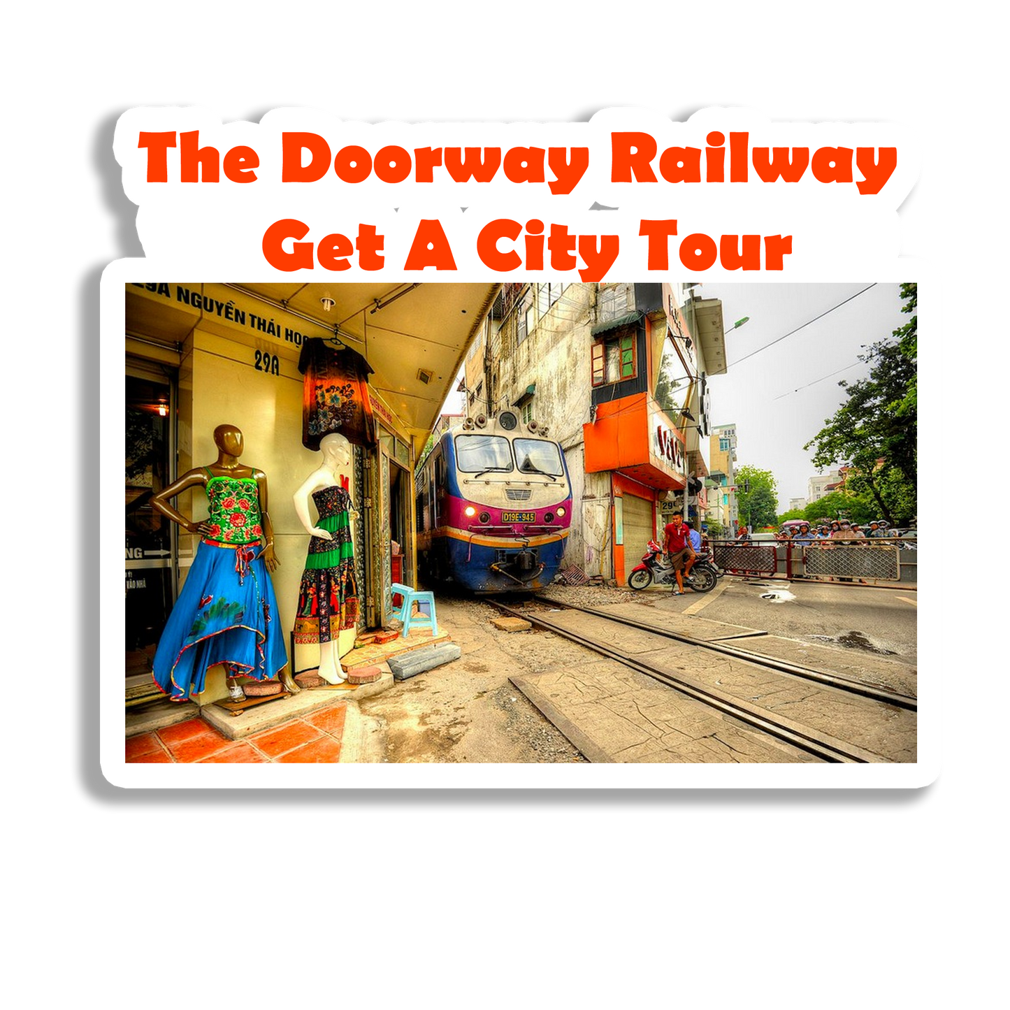The Doorway Railway Souvenir Fridge Magnet