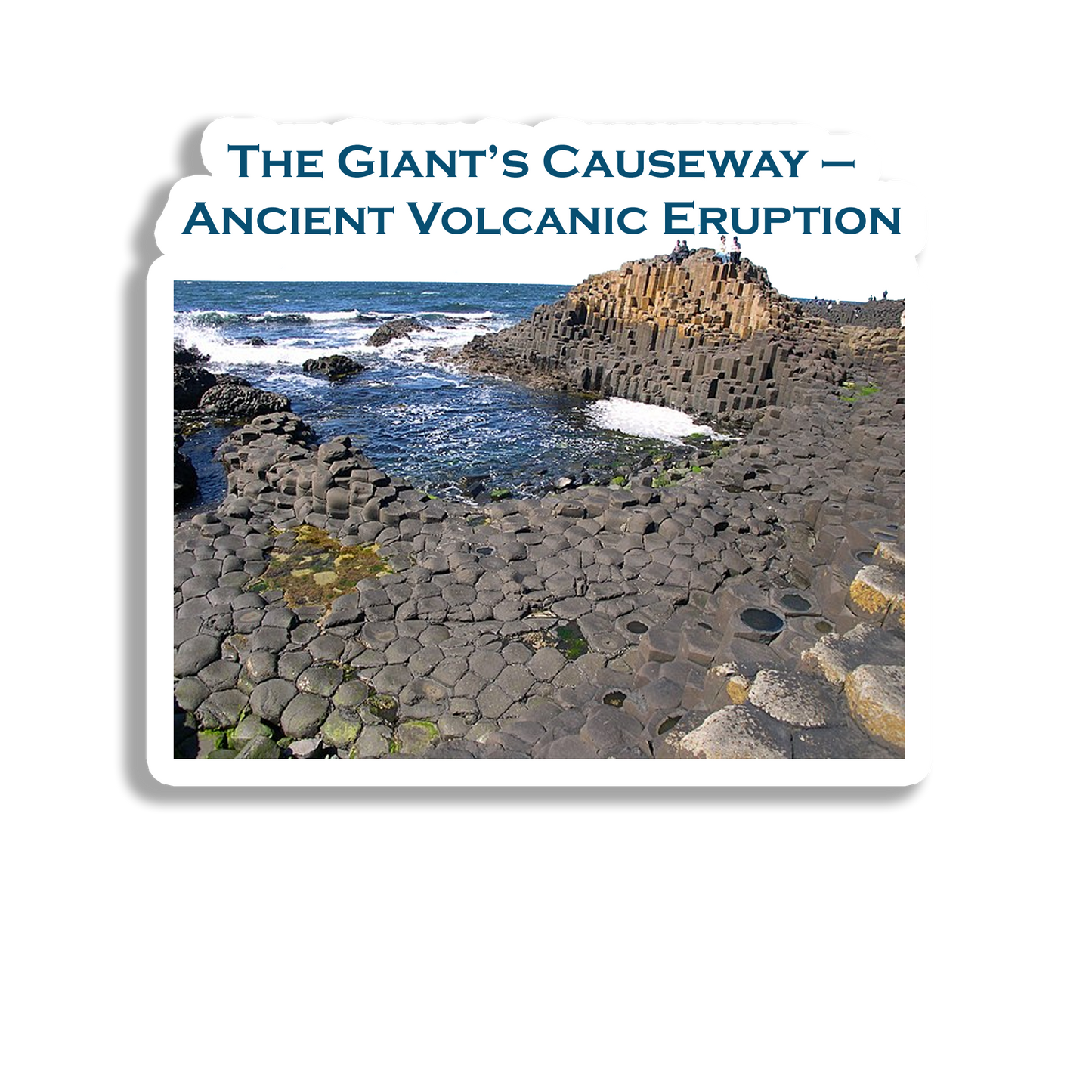 The Giant's Causeway Souvenir Fridge Magnet