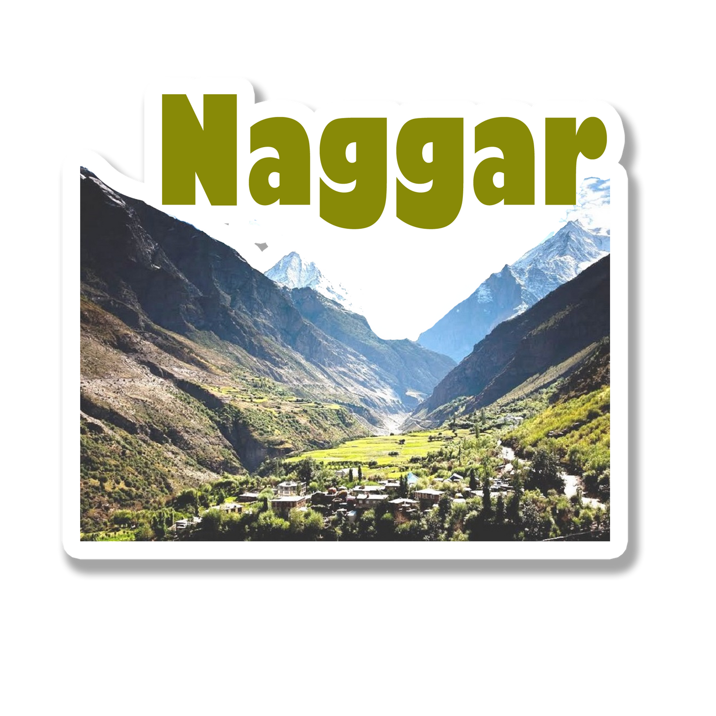 Naggar Scenery Souvenir Fridge Magnet