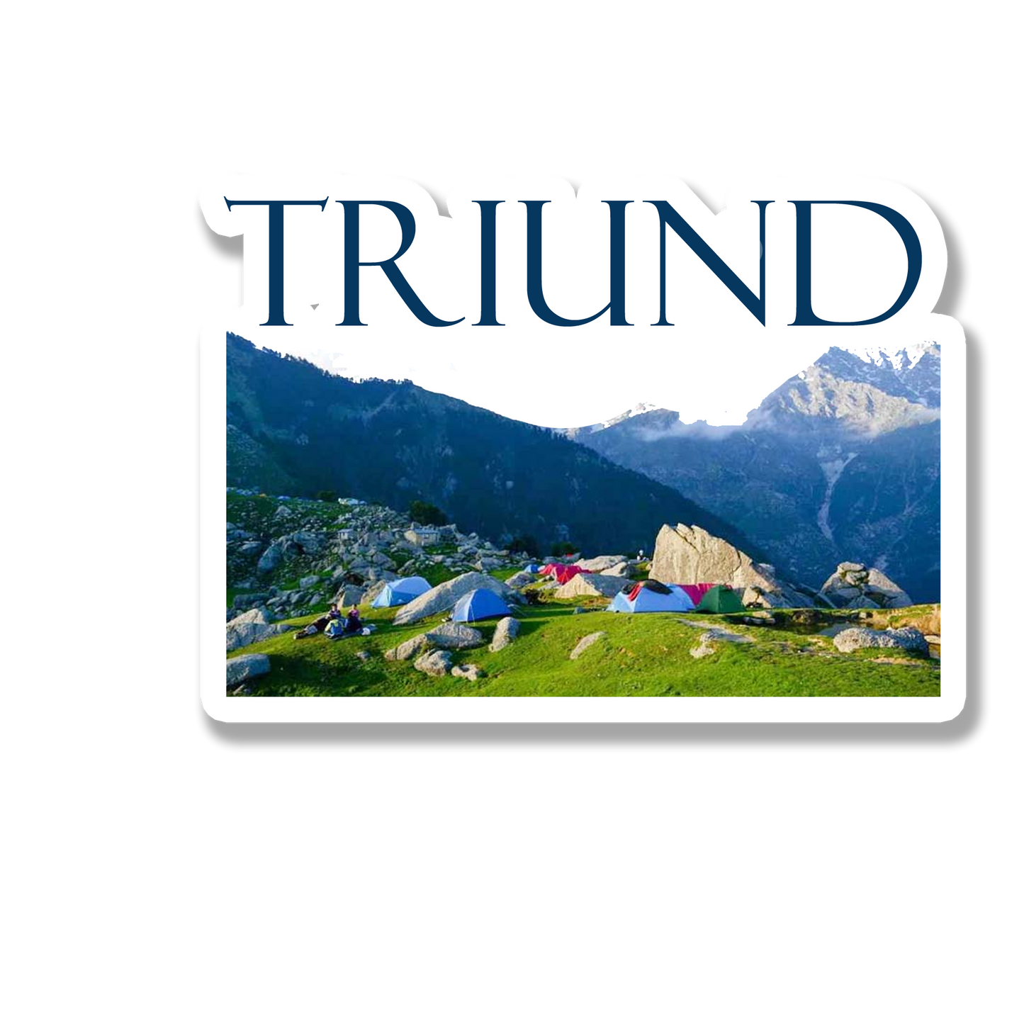 Triund Scenery Souvenir Fridge Magnet