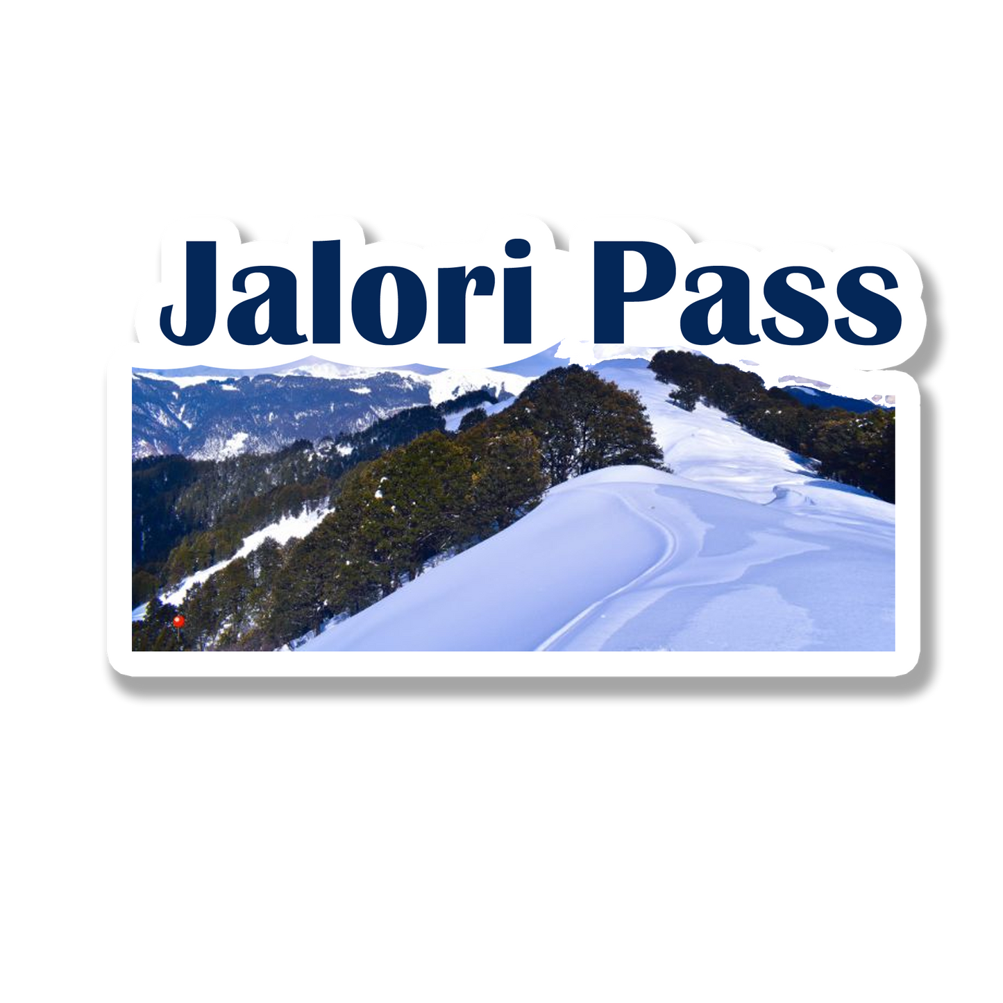 Jalori Pass Beautiful Souvenir Fridge Magnet