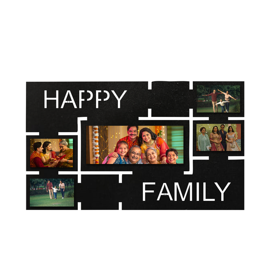 ShopTwiz Rectangle Nice Looking Collage Photo Frame with  5 photos ( Customizable )