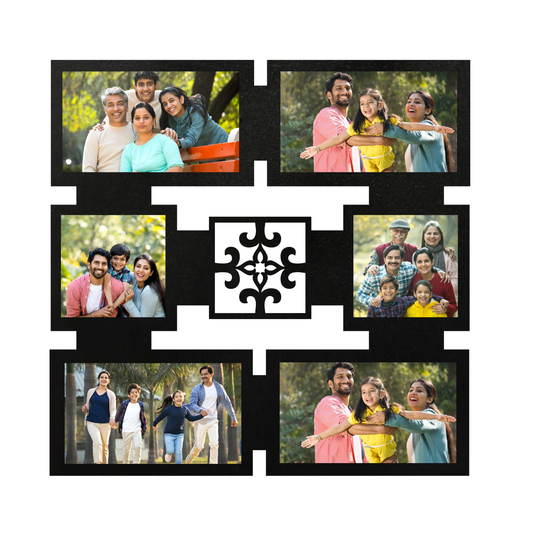 ShopTwiz  \Square \Collage Photo Frame with 6 photos ( Customizable )