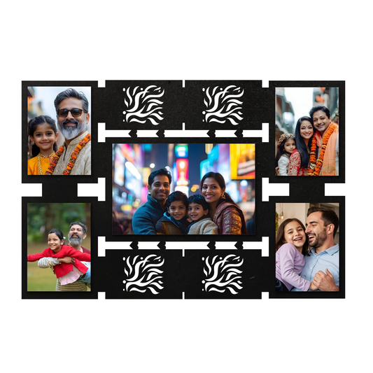 ShopTwiz Rectangle Pleasing Collage Photo Frame with 5 photos ( Customizable )