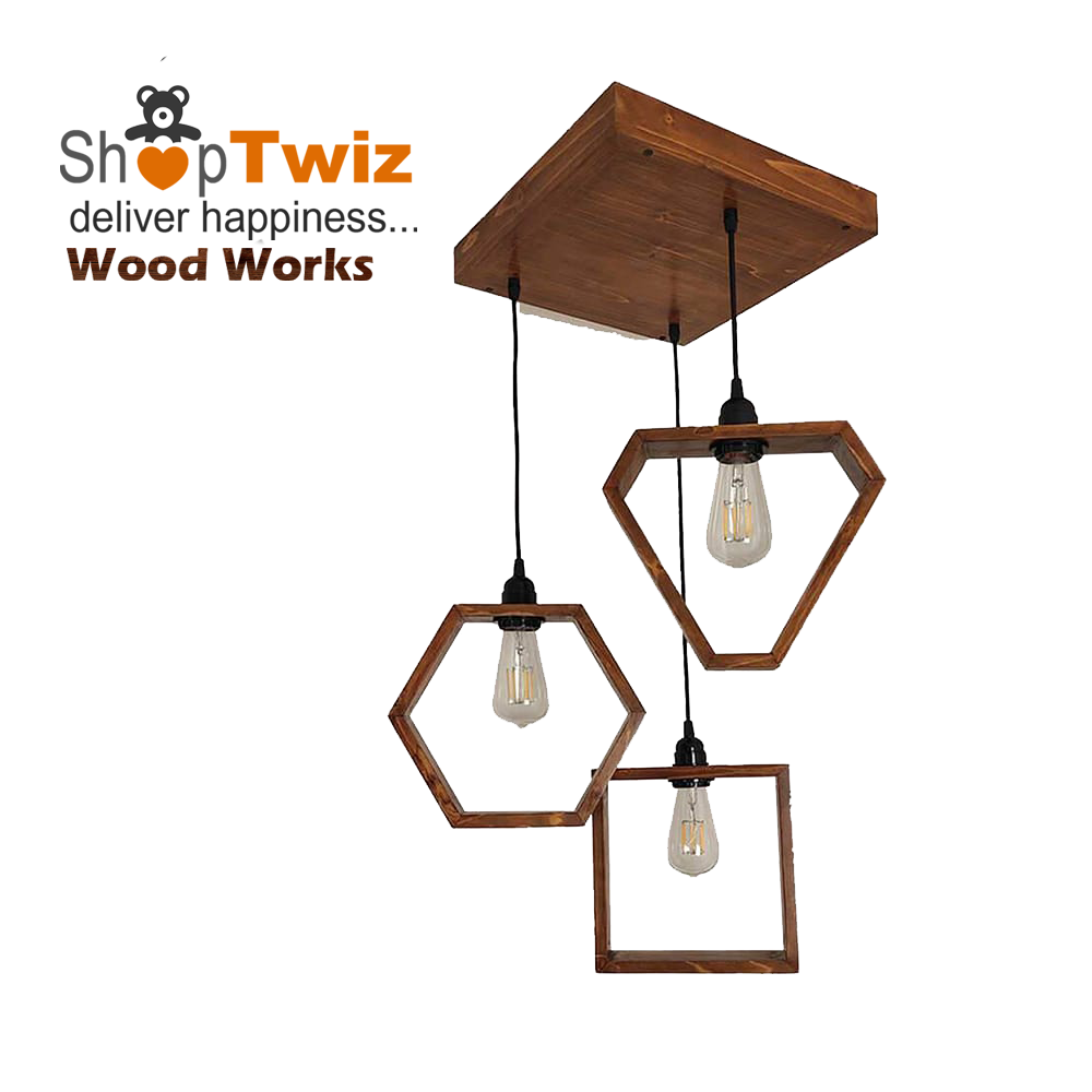 Decorative Wooden Hanging Light for Ceiling