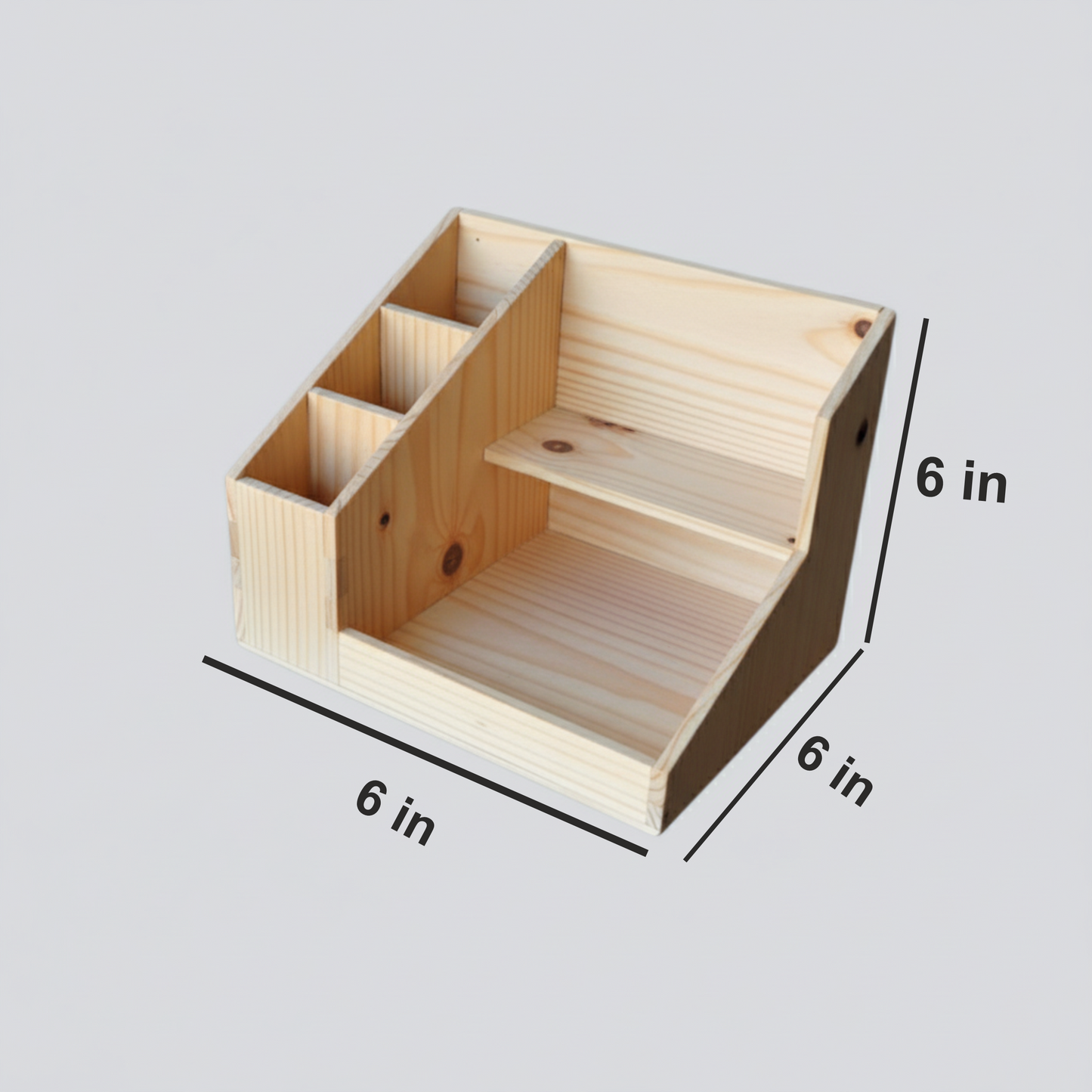 ShopTwiz Wooden Pen and Organizer Stand for Study Room