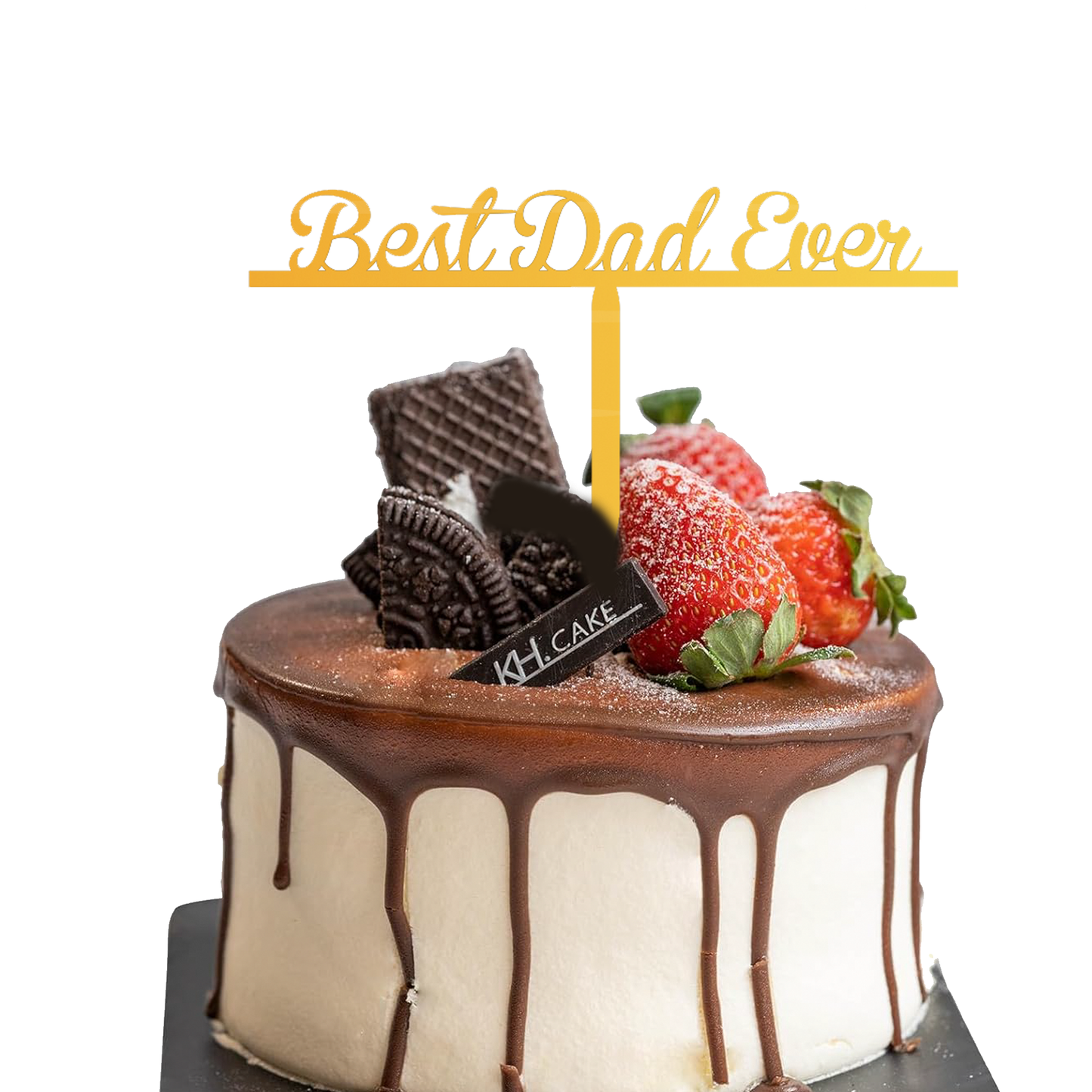 Best Dad Ever cake topper