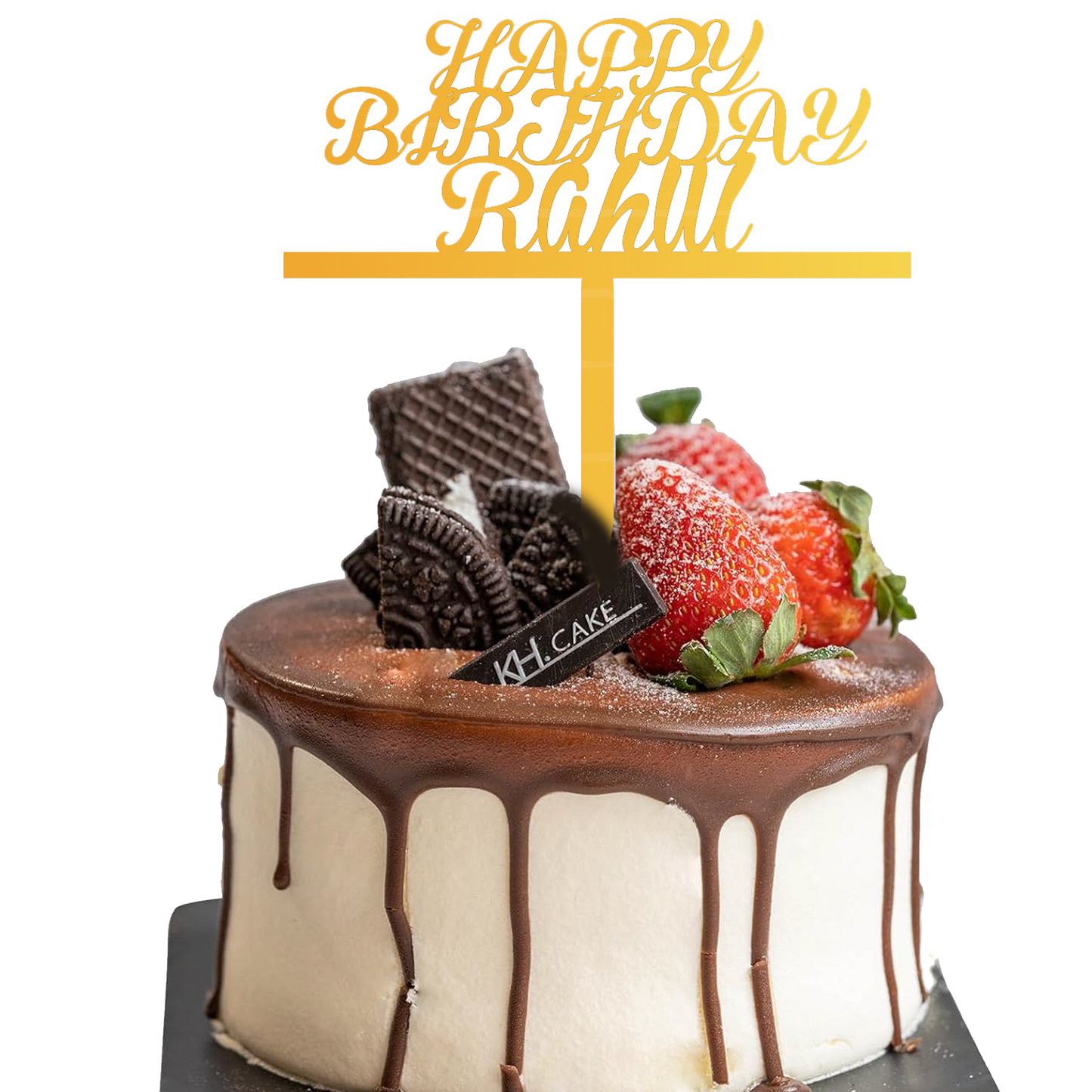 Happy Birthday Rahul Cake Topper