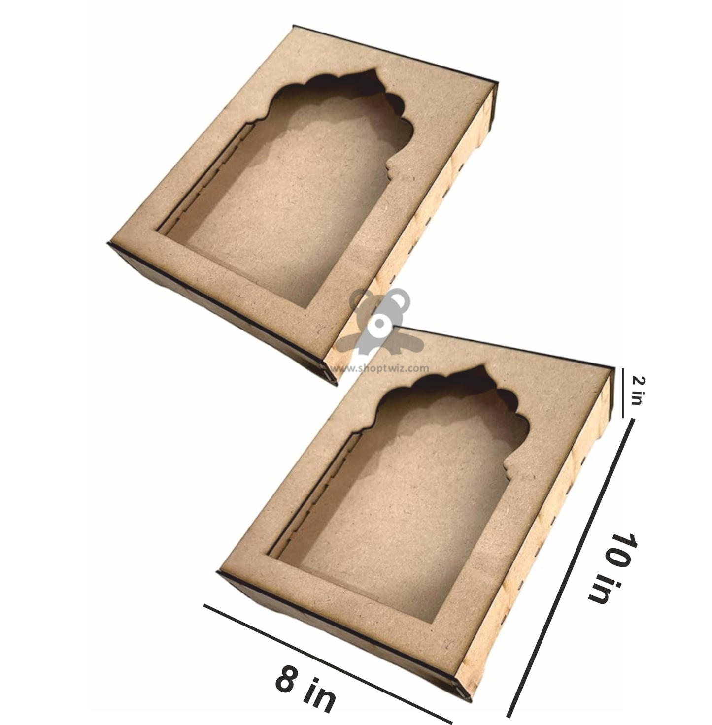 ShopTwiz MDF Jharokha Box Design (2 Pc)