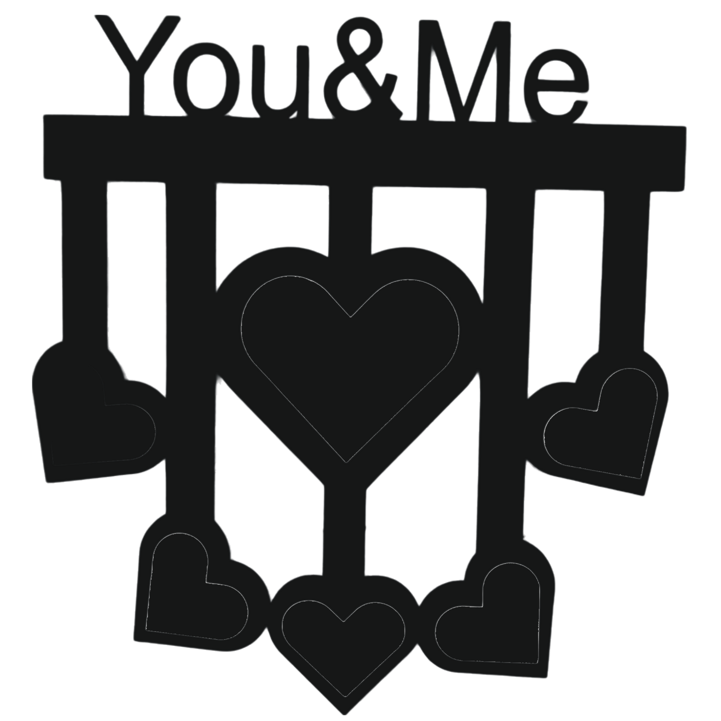 ShopTwiz You & Me Collage Photo Frame with 6 photos ( Customizable )