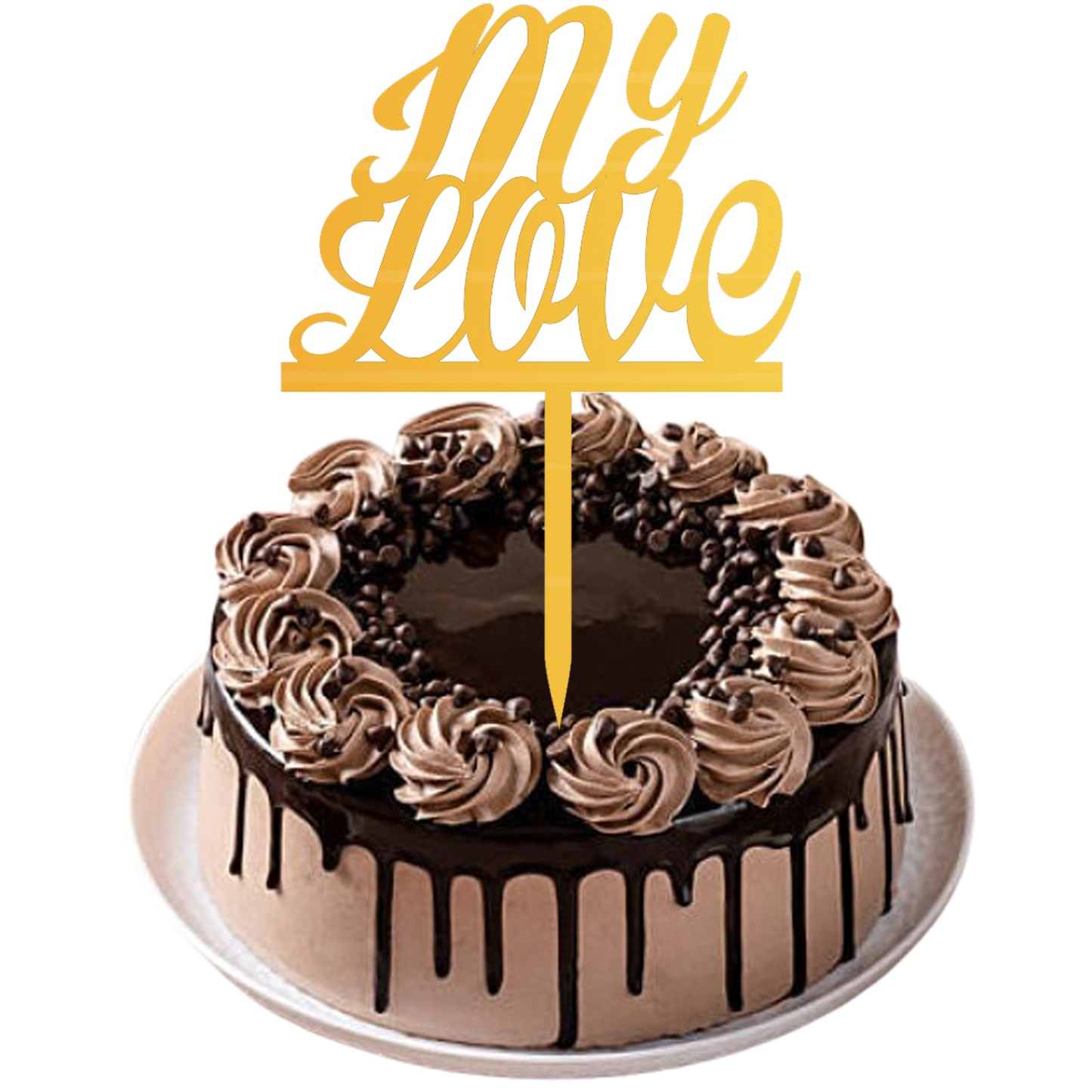 My Love Cake Topper