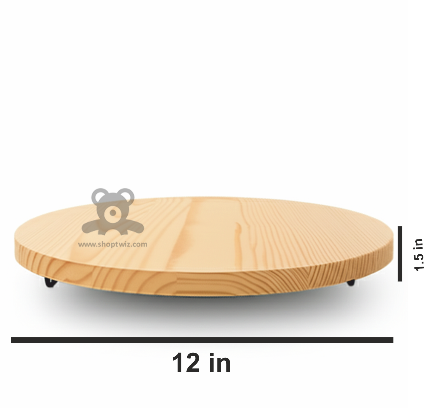 ShopTwiz Wooden Circle Chakla for Kitchen