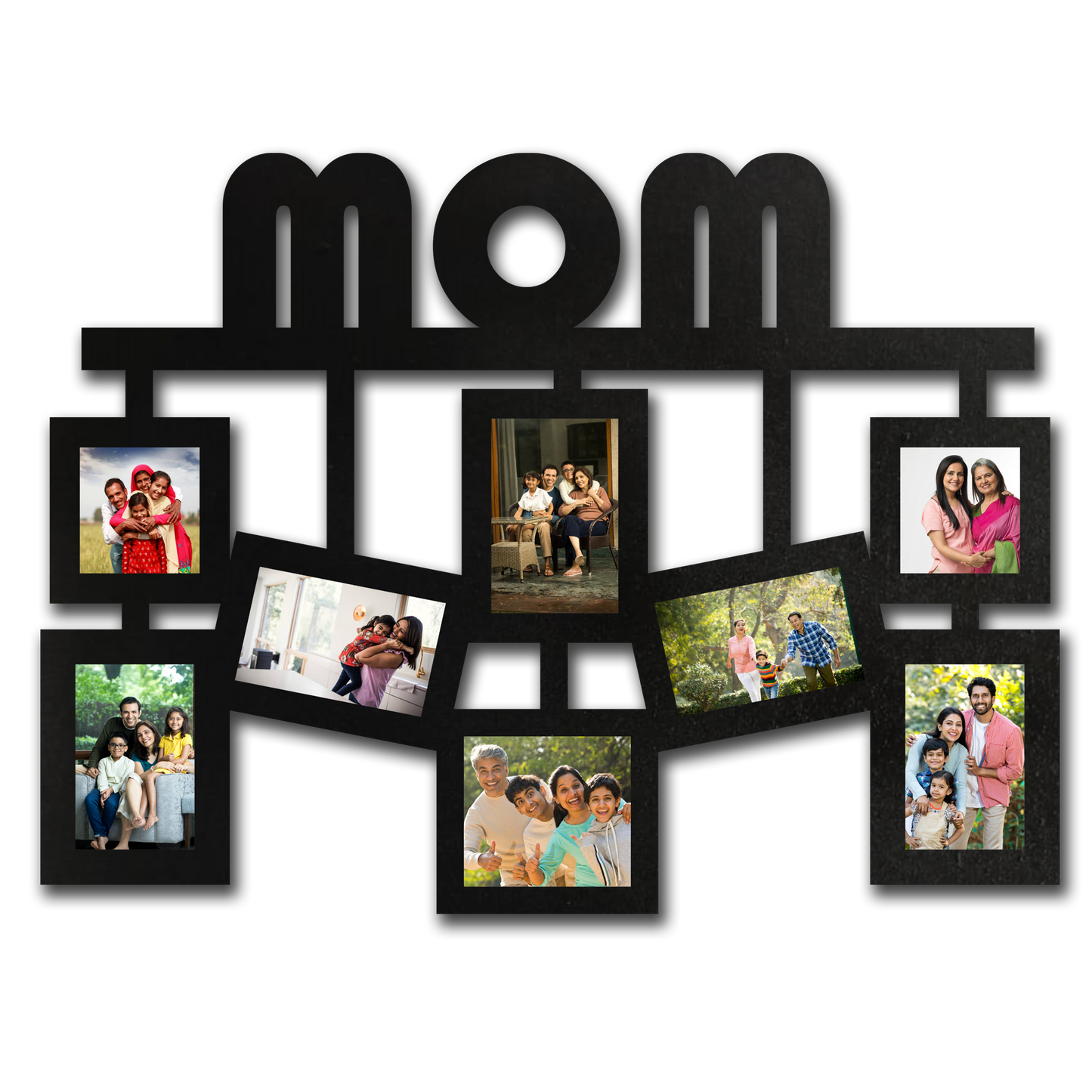ShopTwiz Mom Collage Photo Frame with 8 photos ( Customizable )