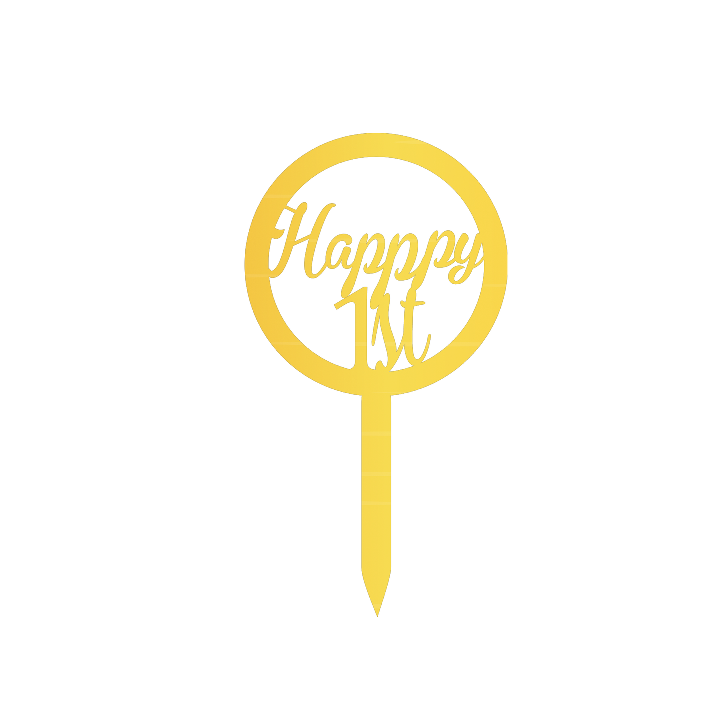 Happy 1st Cake Topper