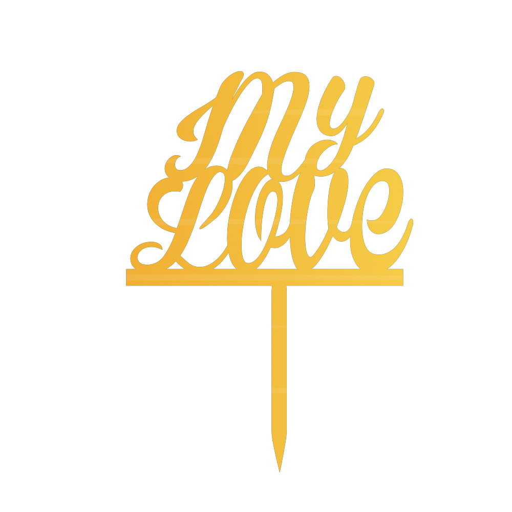 My Love Cake Topper