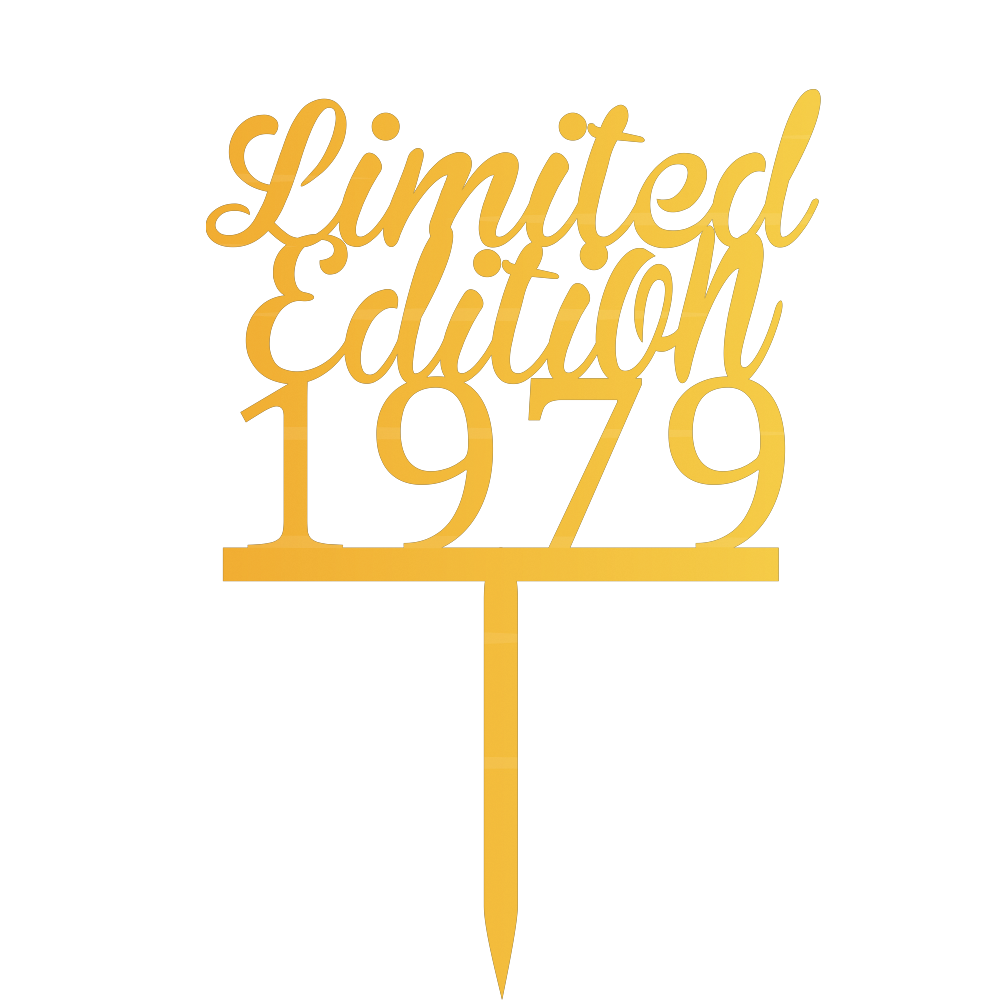 Limited Edition 1979 Cake Topper
