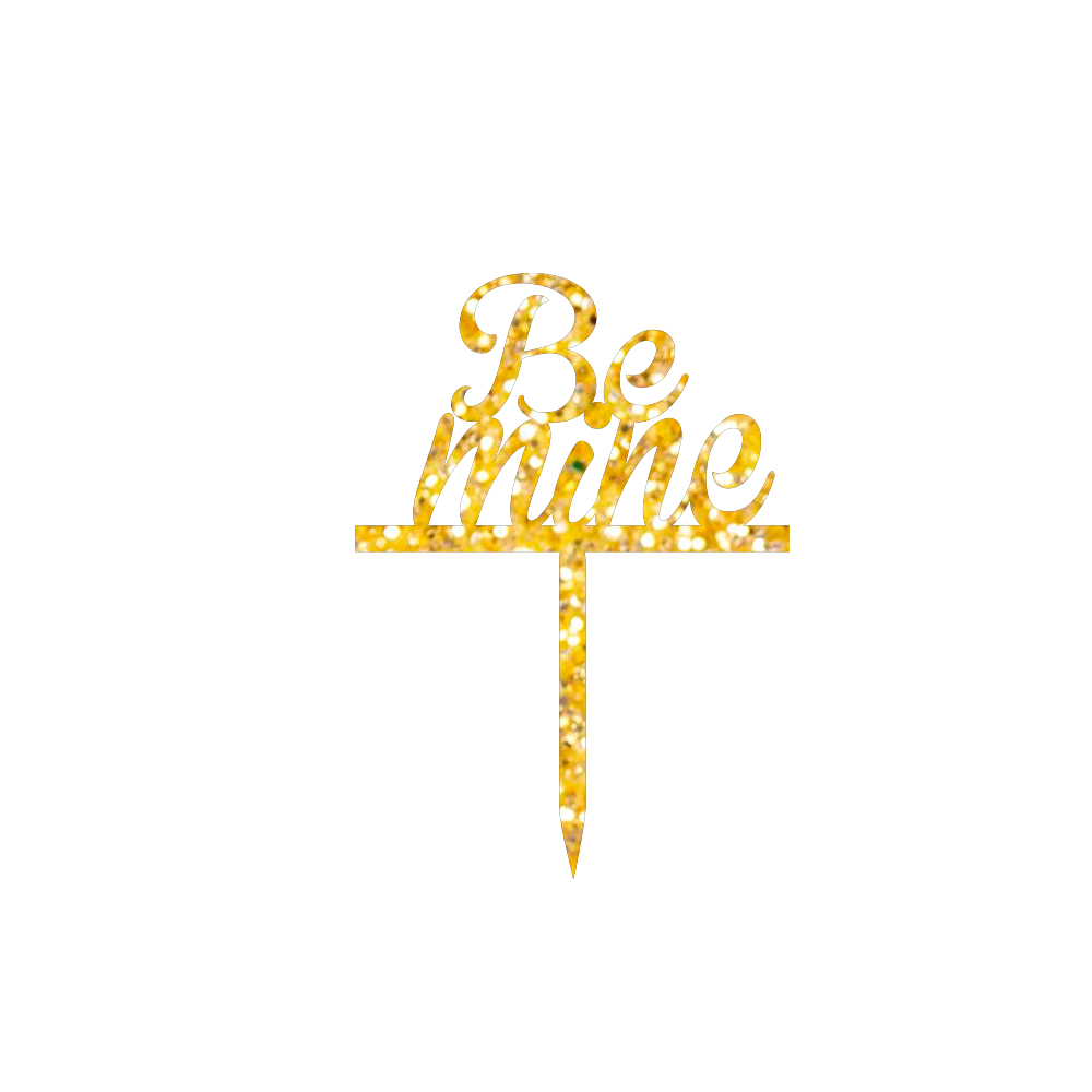 BE Mine Cake Topper
