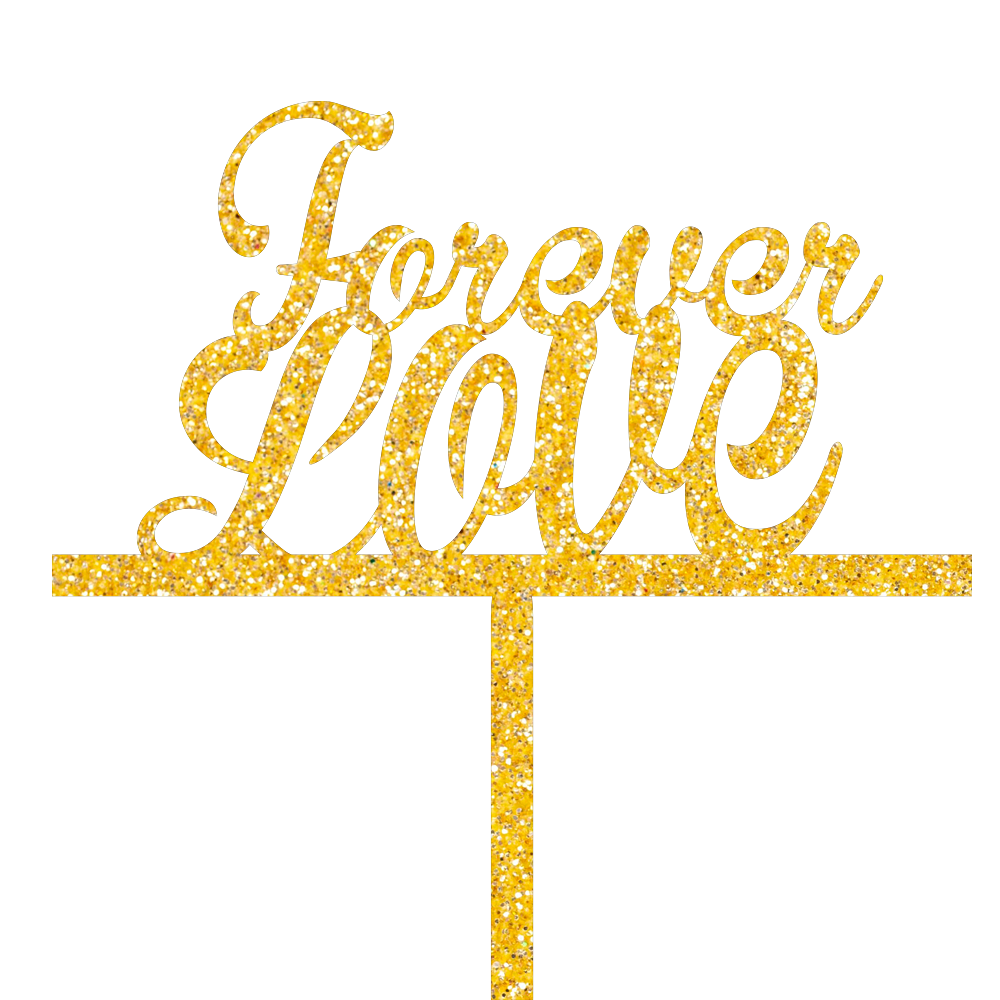 Forever Love cake topper