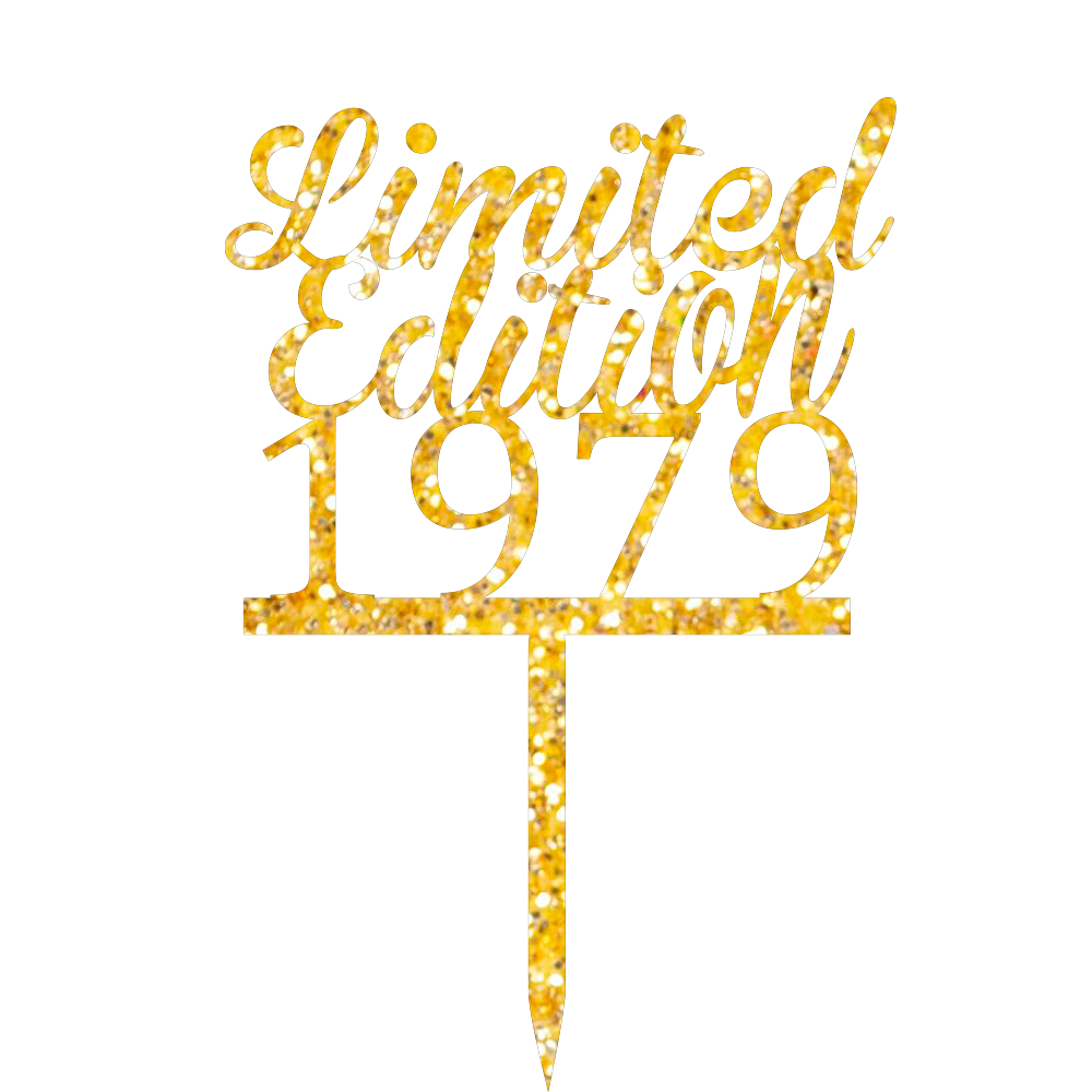 Limited Edition 1979 Cake Topper