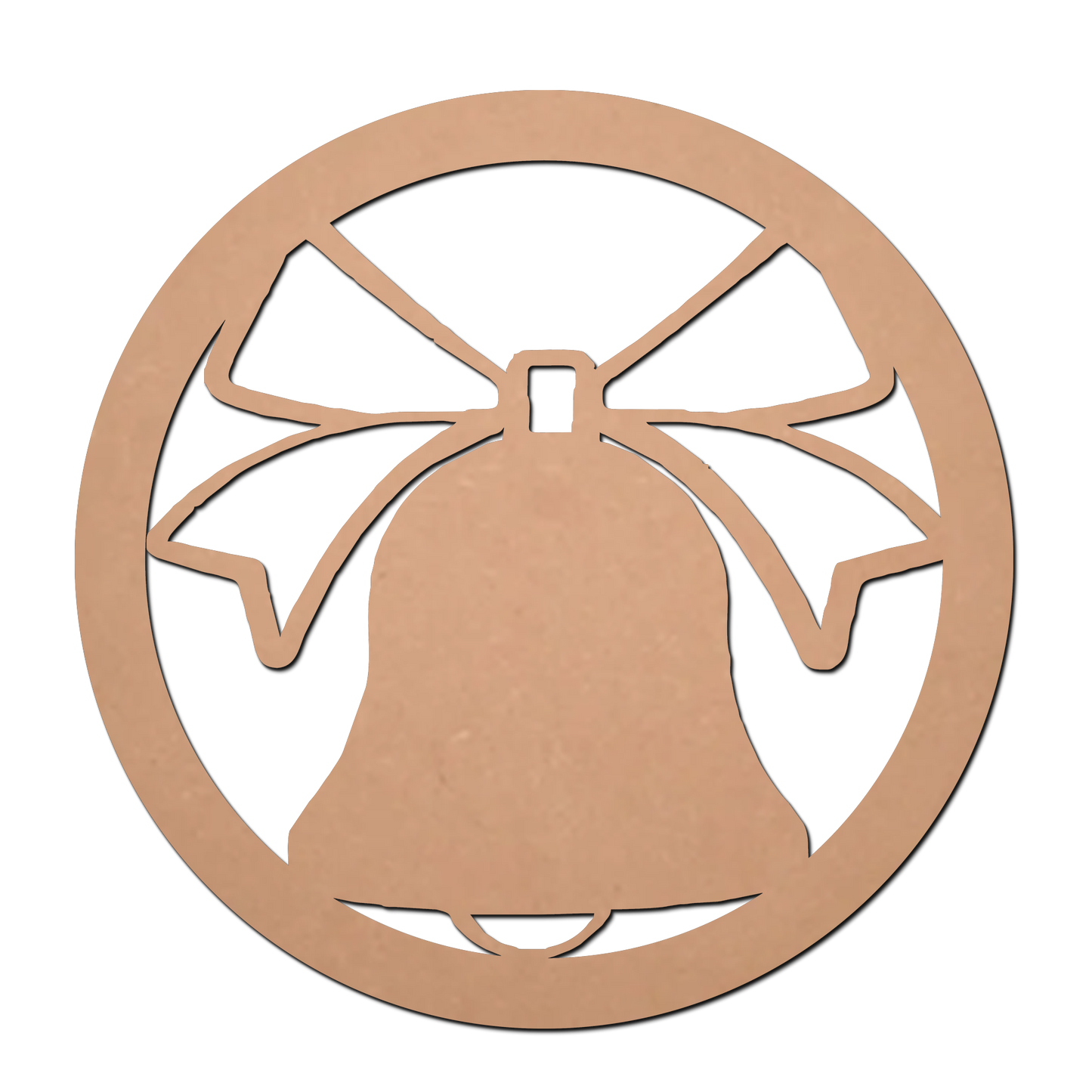 Jingle Bell 2 MDF Cutouts for Art and Craft Work / Craft Shapes