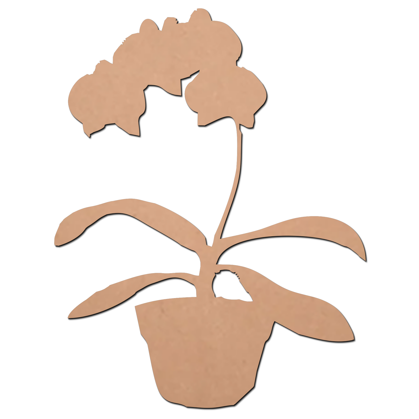 Leaf pot MDF Cutouts for Art and Craft Work / Craft Shapes