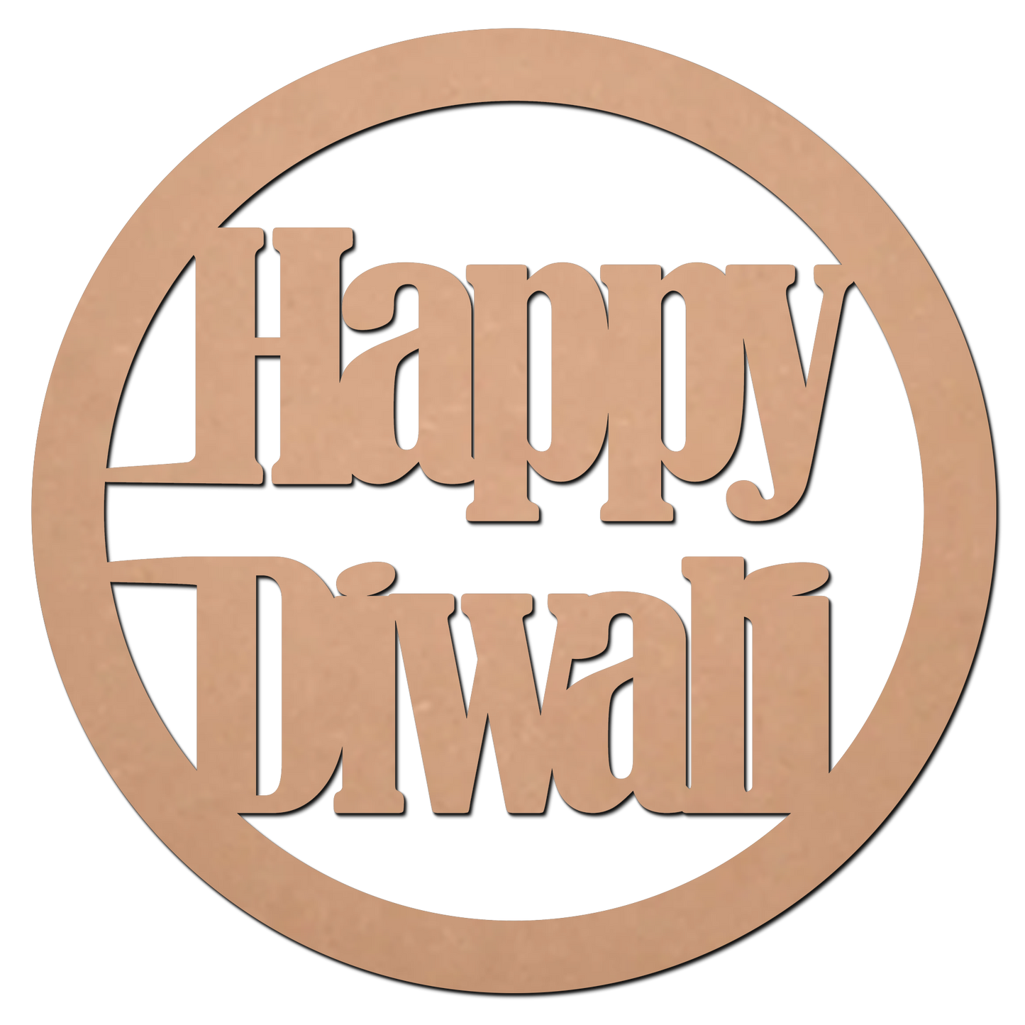 Happy Diwali MDF Cutouts for Art and Craft Work / Craft Shapes