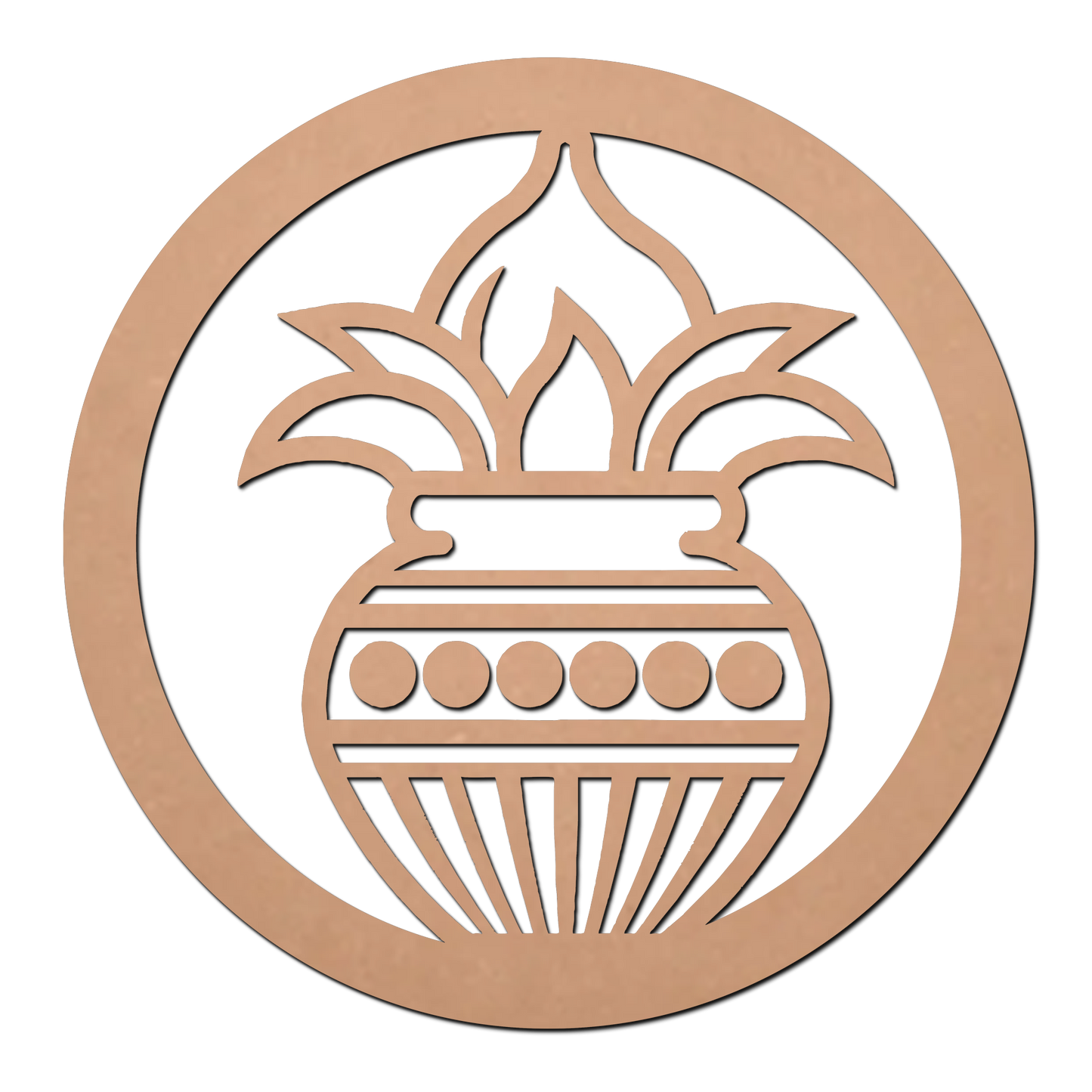 Kalash MDF Cutouts for Art and Craft Work / Craft Shapes