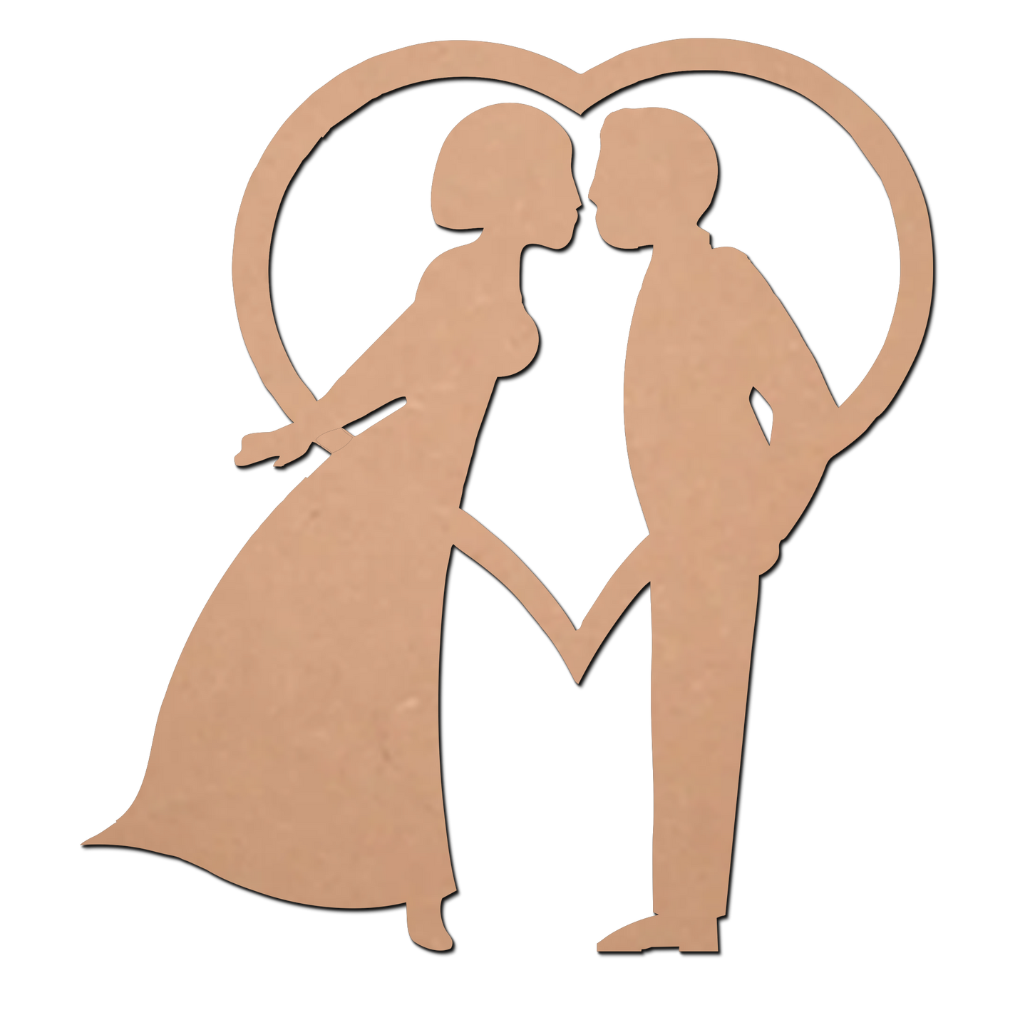 LOVE ART MDF Cutouts for Art and Craft Work / Craft Shapes