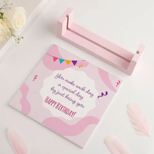 Heart-Shaped Acrylic Wooden Photo Frame with Personalization