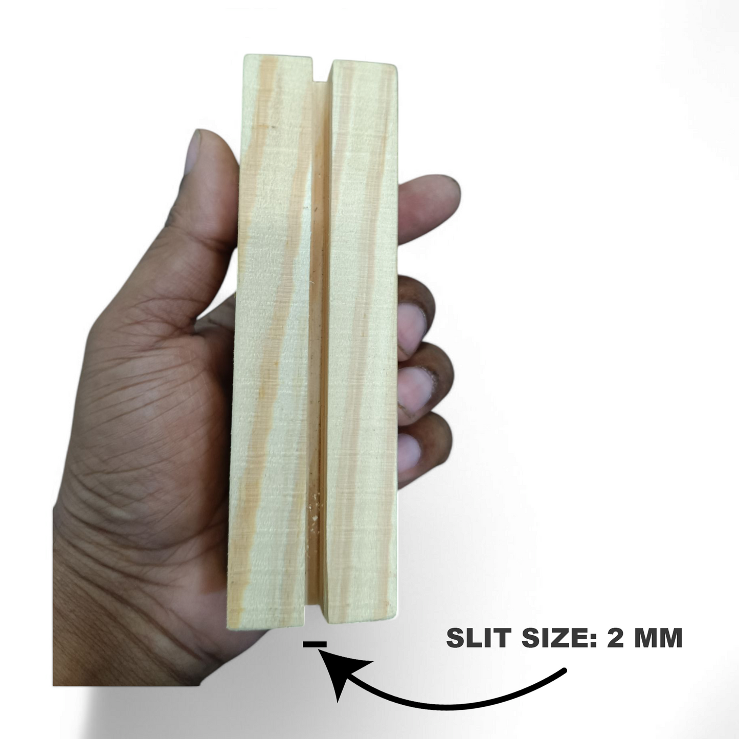 Wooden Slit Stand for Caricature , Calender and other DIY Applications