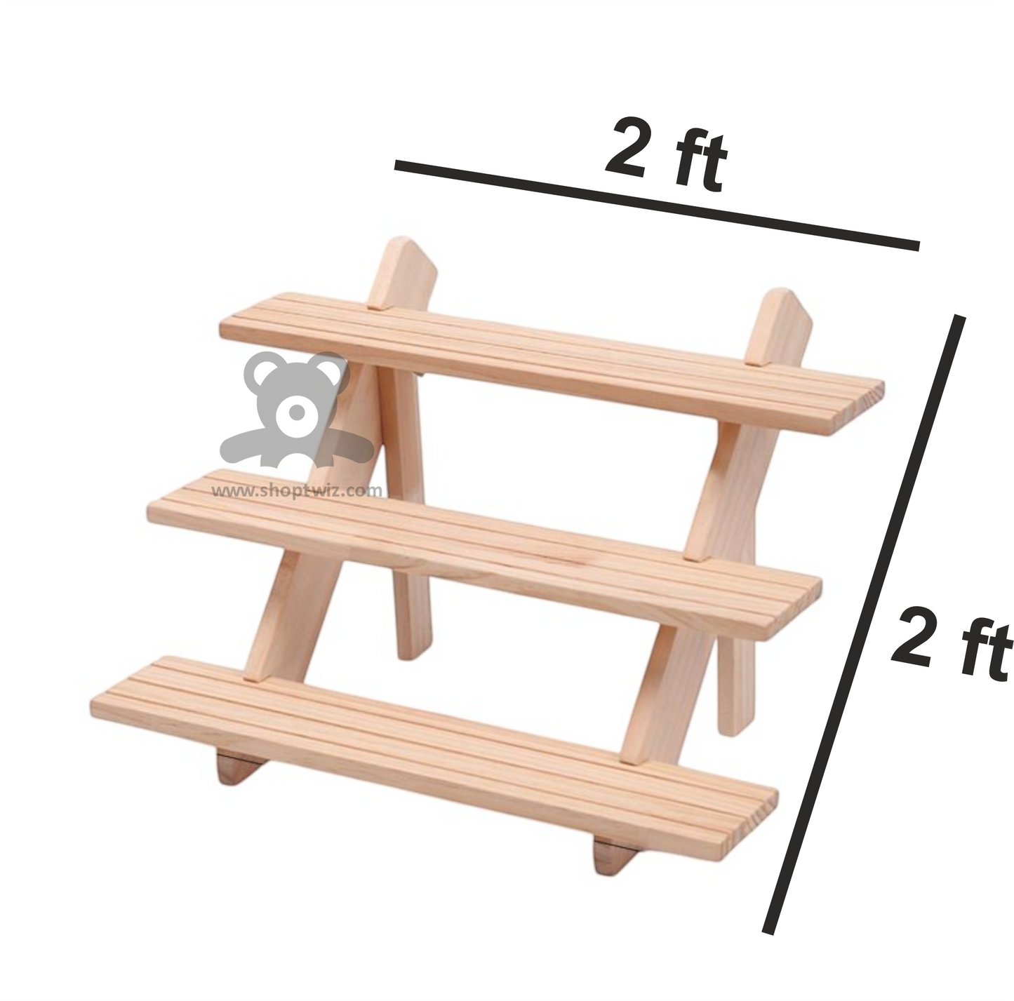 ShopTwiz Wooden Stand for Kitchen and Pot Stand