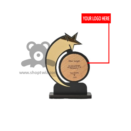 ShopTwiz Star Trophy with Customized Logo