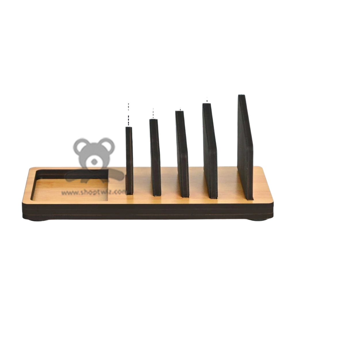ShopTwiz Wooden Mobile & Tablet Stand – Customizable Corporate Gift Accessory
