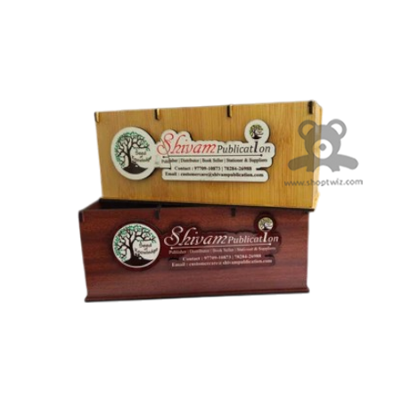 ShopTwiz Premium Wooden Engraved Frame – Custom Corporate Gift & Appreciation Plaque