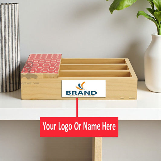 ShopTwiz Wooden Spoon Holder – Elegant Corporate Gift & Kitchen Organizer