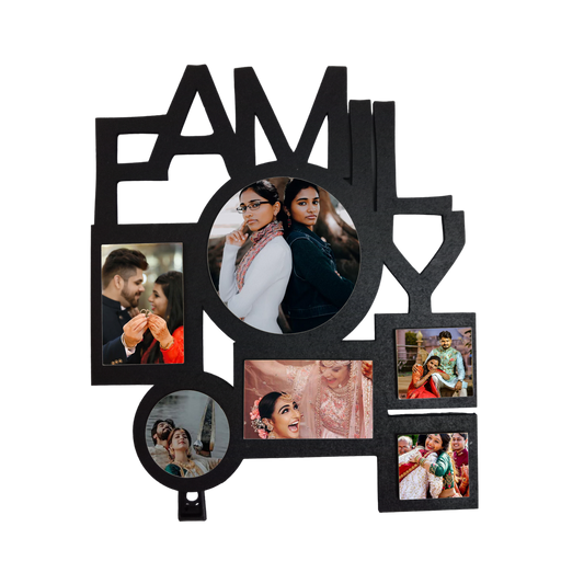 ShopTwiz My Lovely Family Collage Photo Frame with 6 photos ( Customizable )