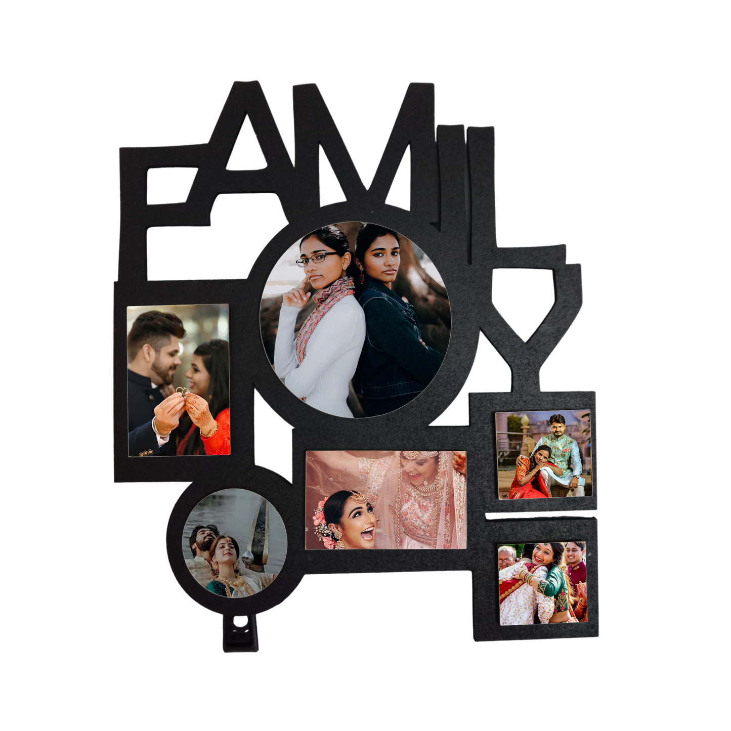 ShopTwiz My Lovely Family Collage Photo Frame with 6 photos ( Customizable )