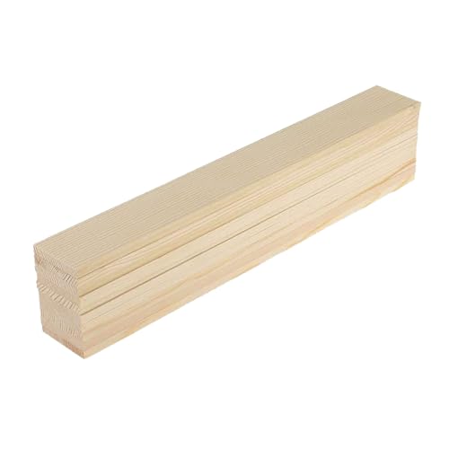 ShopTwiz Craft 20 Pieces Natural Pine Wood Rectangle Board Panel for Arts Craft