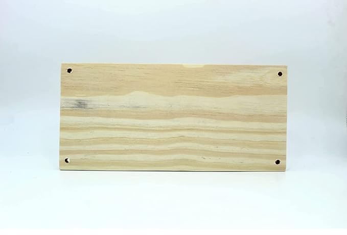 ShopTwiz Pinewood Plank for Macrame Products | Rectangle Wooden Plank for Crafting | Solid and Natural Wooden Plank | DIY | Pack of 4Pcs