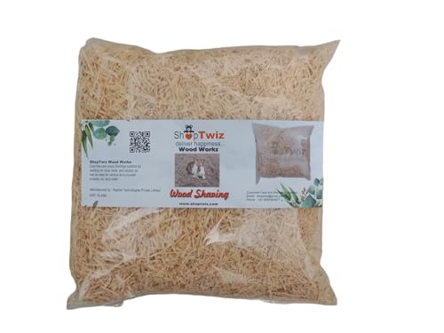 ShopTwiz Wood Shaving Bedding for, Lab Rat, White Rat (Dust Free) - Natural Pine Wood