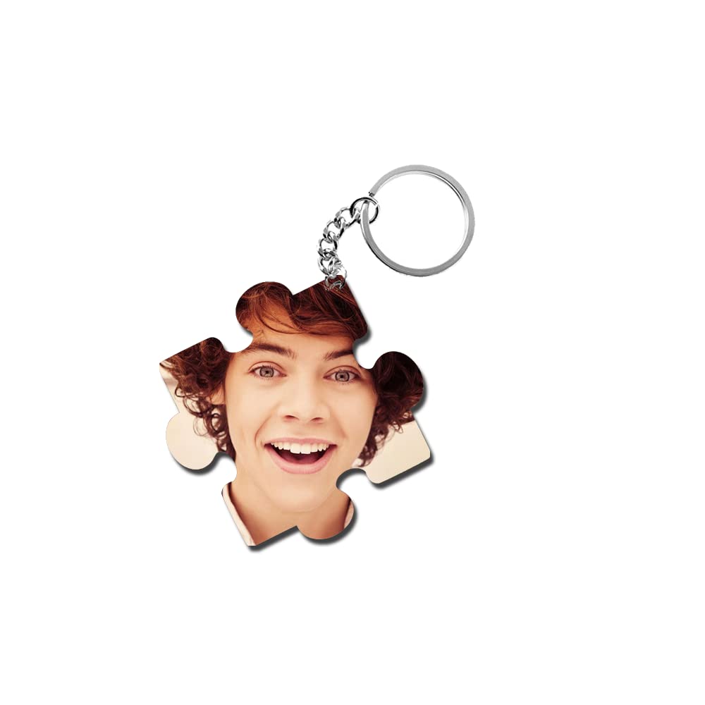 ShopTwiz Harry Styles Wooden Puzzle Key Ring (Set of 2)