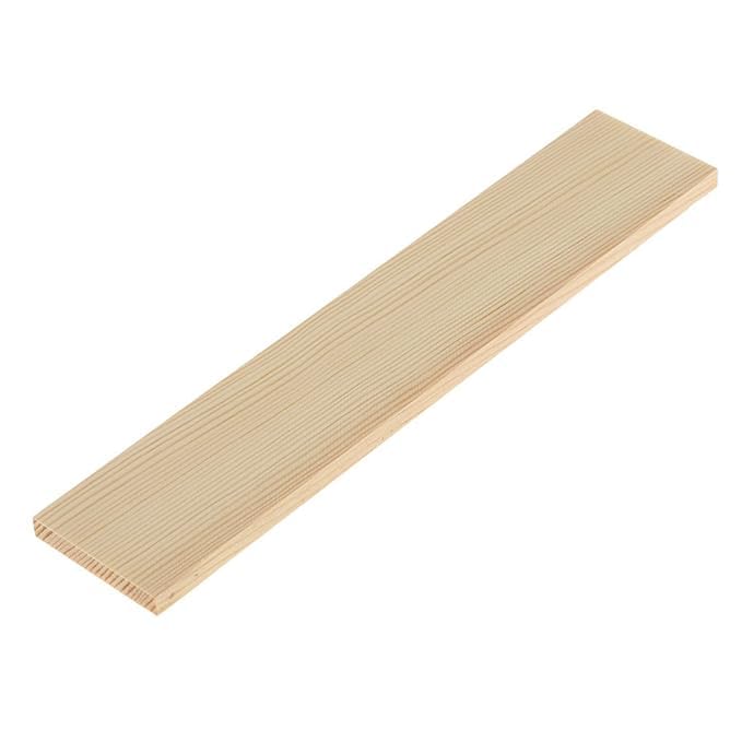 ShopTwiz 10 Pieces Natural Pine Wood Rectangle Board Panel for Arts Craft