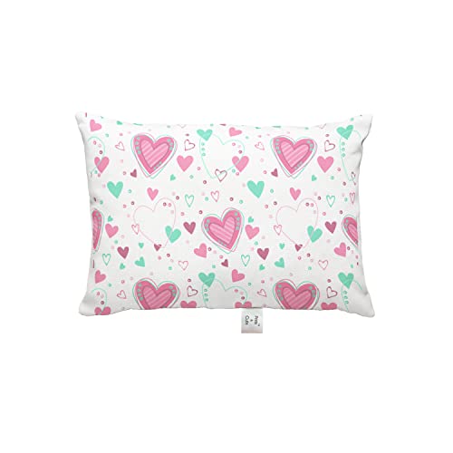 Prints and Cuts Toddler/Baby/New Born Pillow with Extra Soft Pillow Cover Love Heart 9