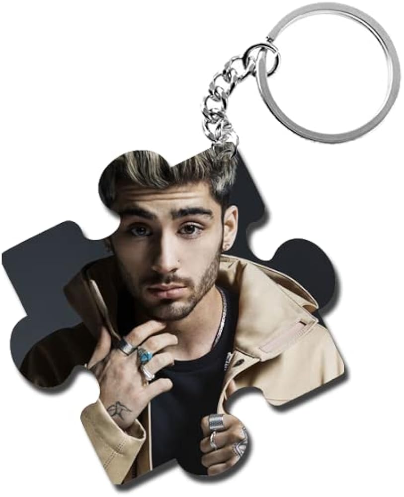 ShopTwiz Zayn Malik (Pillowtalk) Wooden Puzzle Key Ring (Set of 2)