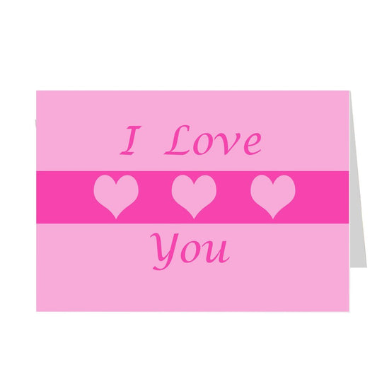 ShopTwiz I Love You Printed Greeting Card